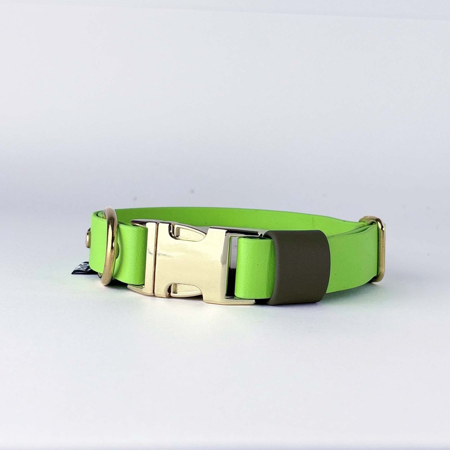 Biothane® Dog Collar – Neon Green & Green