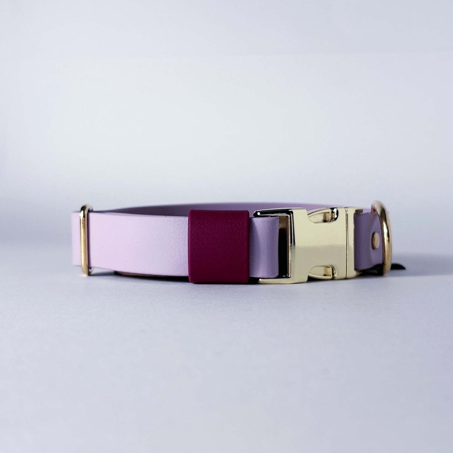 Biothane® Dog Collar – Lilac & Burgundy