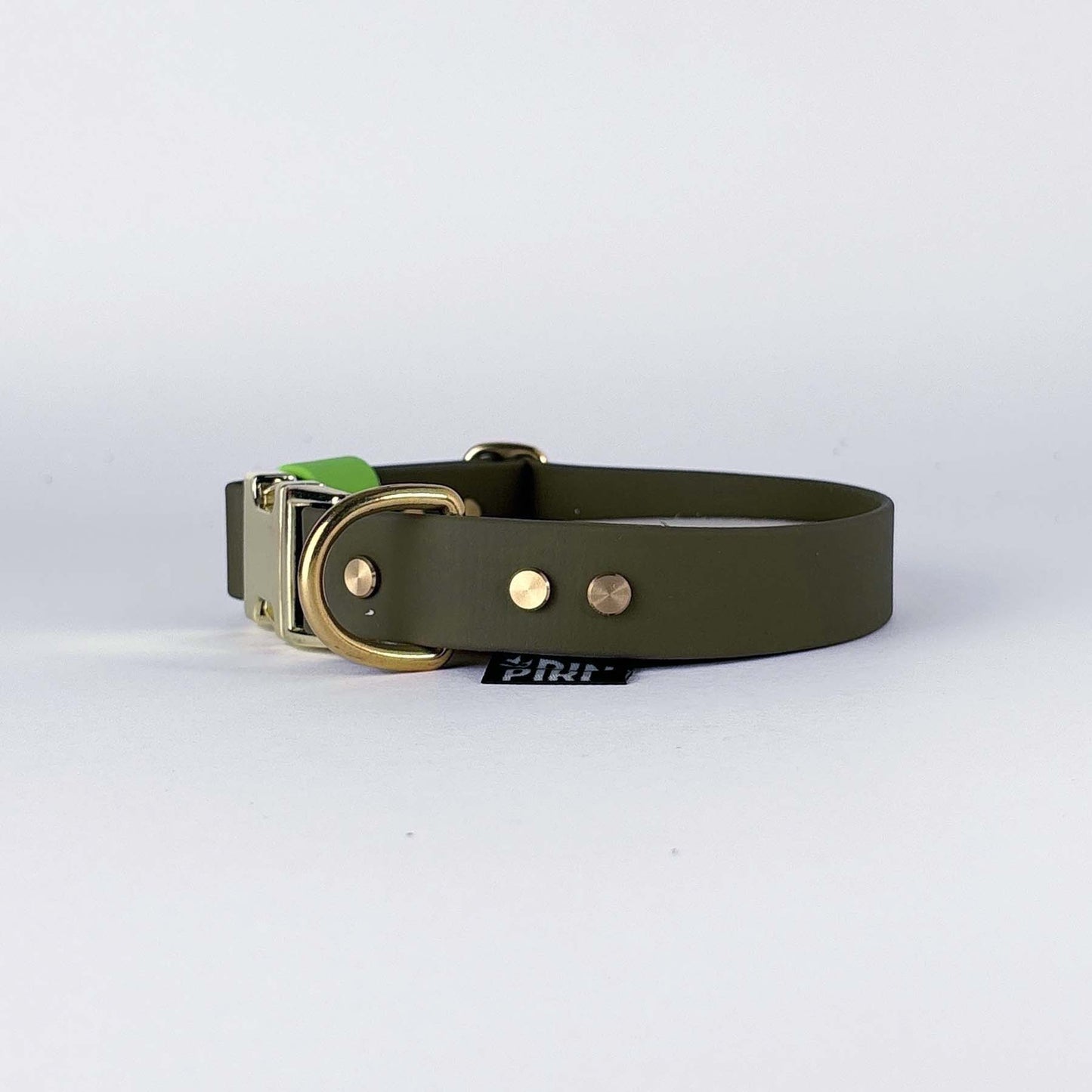 Biothane® Dog Collar – Green & Neon Green