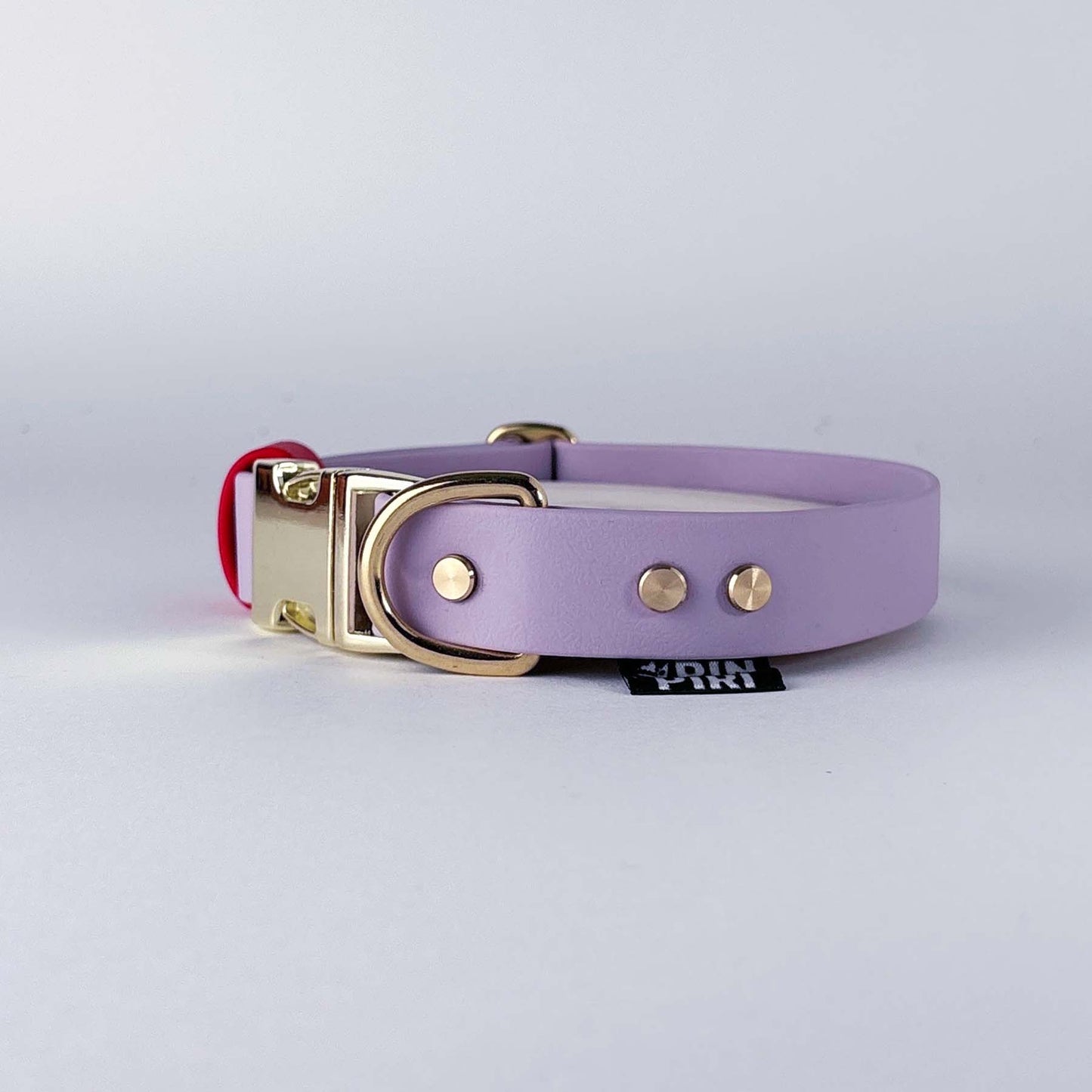Biothane® Dog Collar – Lilac & Red