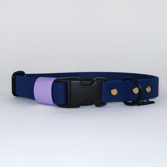 Biothane Street Collar™ – Blue / Lilac
