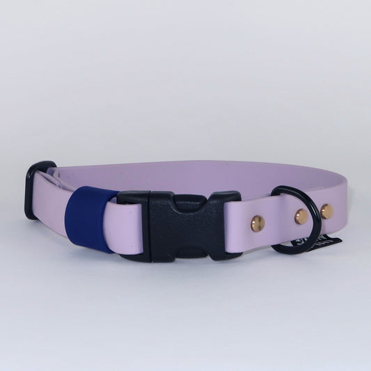 Biothane Street Collar™ – Lilac / Blue