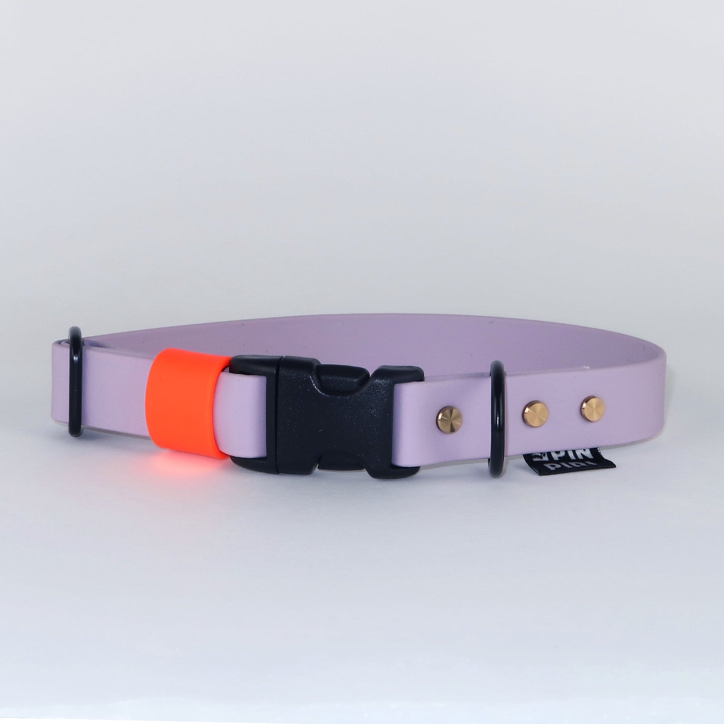 Biothane Street Collar™ – Lilac / Neon Orange